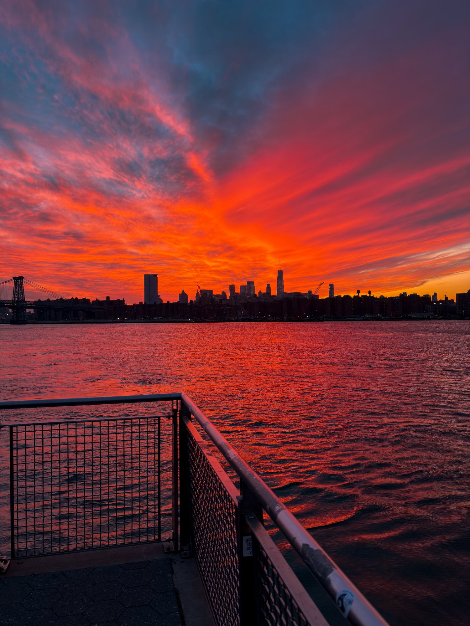 Sunset over Manhattan