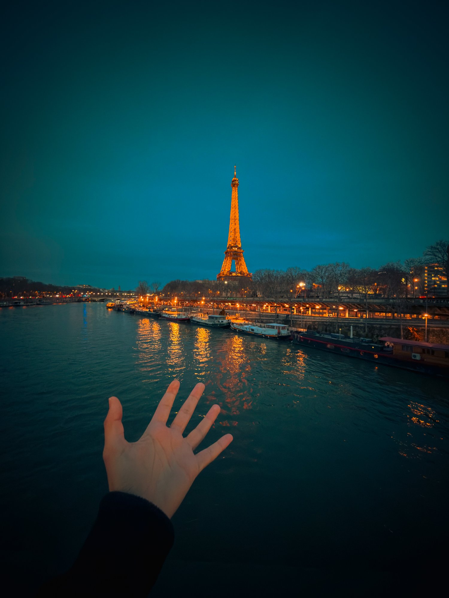 Seine River and Eiffel Tower